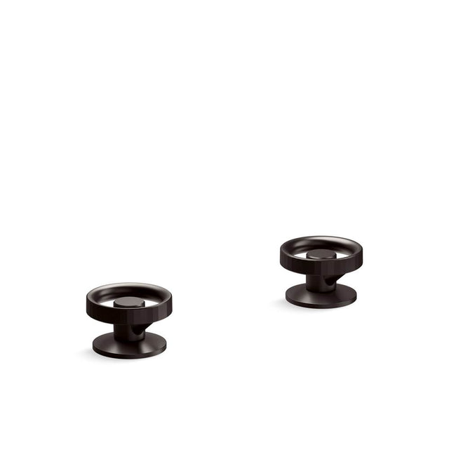 Kohler - Components Industrial Bathroom Sink Faucet Handles - Brushed Graphite