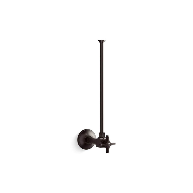 Kohler - 3/8 in. Npt Angle Supply With Stop And Annealed Vertical Tube - Brushed Graphite