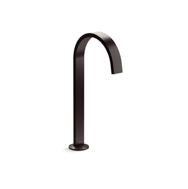 Kohler - Components Bathroom Sink Faucet Spout With Ribbon Design 1.2 GPM - Brushed Graphite