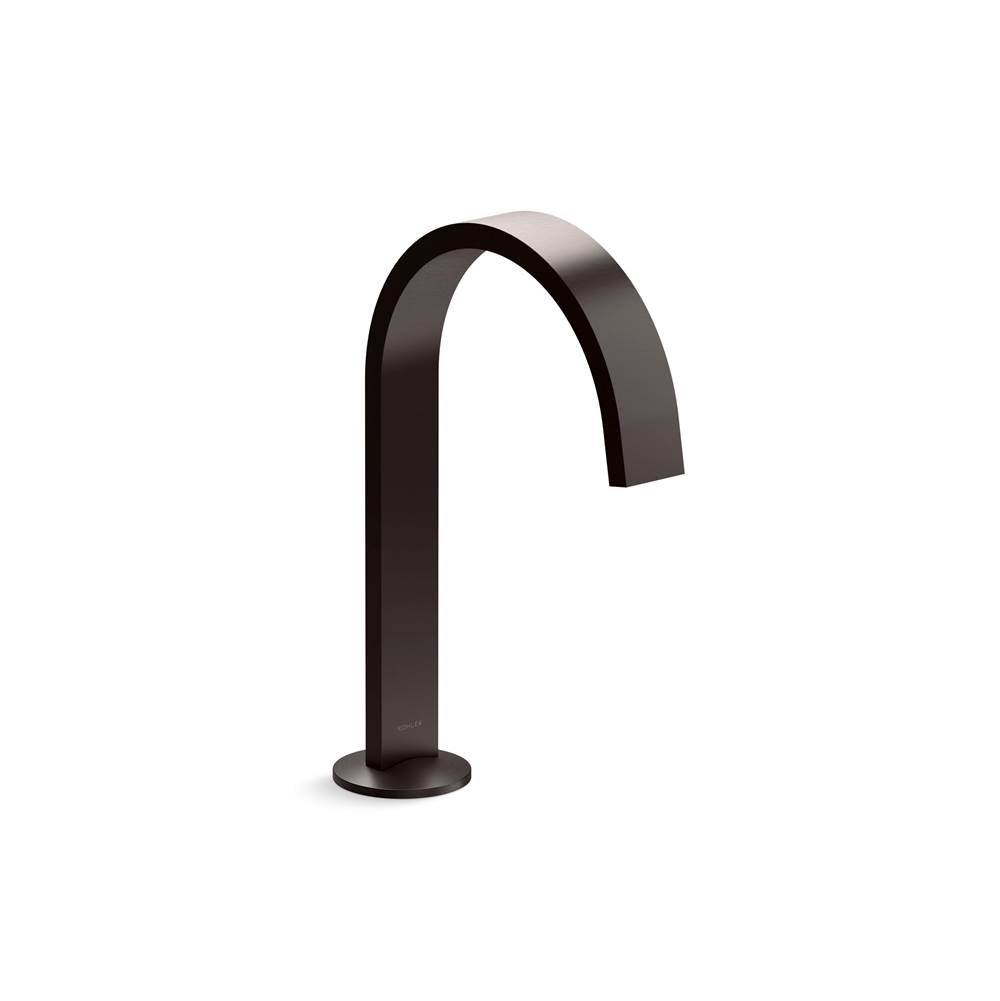 Kohler - Components Bathroom Sink Faucet Spout With Ribbon Design 1.2 GPM - Brushed Graphite
