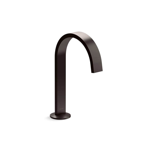 Kohler - Components Bathroom Sink Faucet Spout With Ribbon Design 1.2 GPM - Brushed Graphite