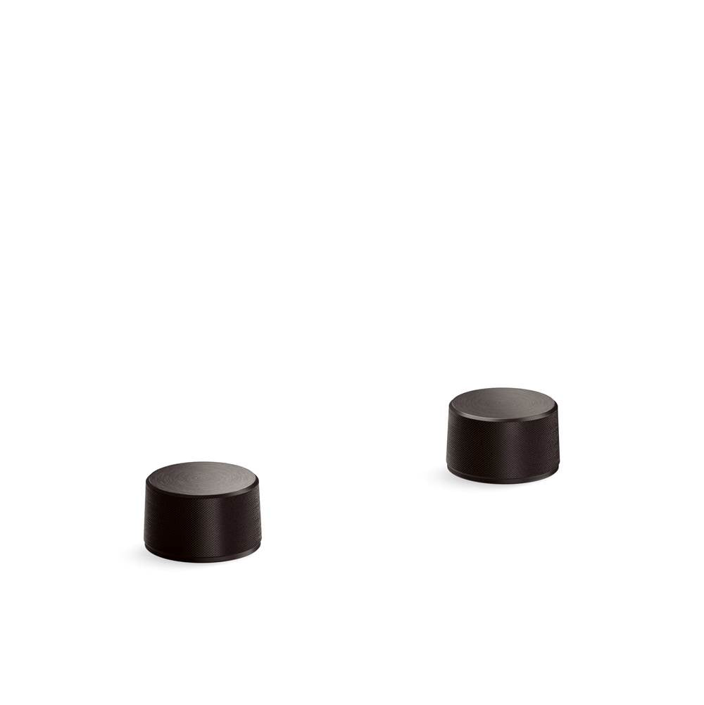 Kohler - Components Deck-Mount Bath Faucet Handles With Oyl Design - Brushed Graphite
