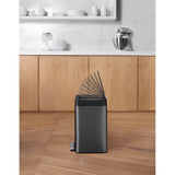8-gallon stainless steel step trash can
