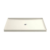 Kohler - Rely 60'' x 42'' alcove shower base, center drain - Biscuit
