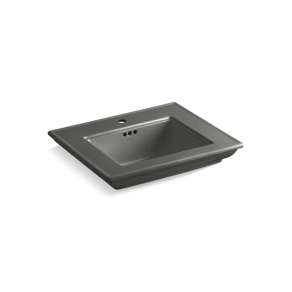 Kohler - Memoirs Stately 25'' pedestal/console table bathroom sink - Thunder Grey
