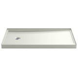 Kohler - Rely 60-in x 32-in Single-Threshold Shower Base with Left-Hand Drain, Dune - Dune