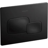 Kohler - Cue Flush actuator plate for 2''x 4'' in-wall tank and carrier system - Black