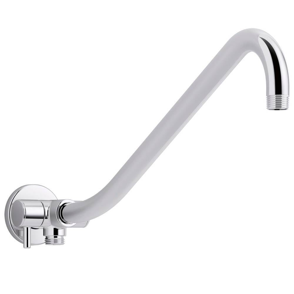 Kohler - Gooseneck Rainhead arm with 2-way diverter - Polished Chrome