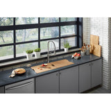 Prolific 44'' undermount single-bowl workstation kitchen sink