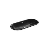 Kohler - Iron Plains 33'' oval drop-in/undermount bathroom sink - Black