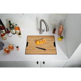 Prolific 23'' undermount single-bowl workstation kitchen sink