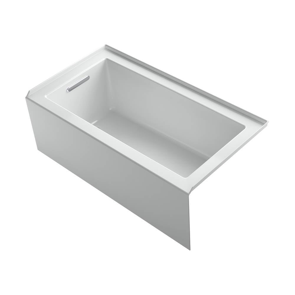 Kohler - Underscore 60'' x 32'' alcove bath, left drain - Ice Grey