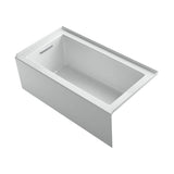 Kohler - Underscore 60'' x 32'' alcove bath, left drain - Ice Grey