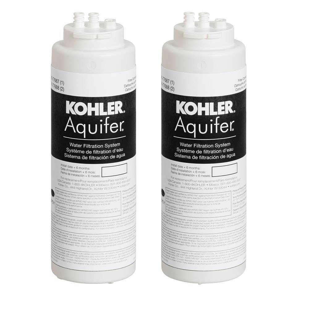 Kohler - Aquifer Two-pack replacement filter cartridges