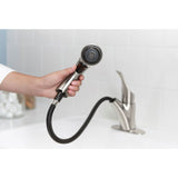 Simplice Pull-out laundry sink faucet with two-function sprayhead