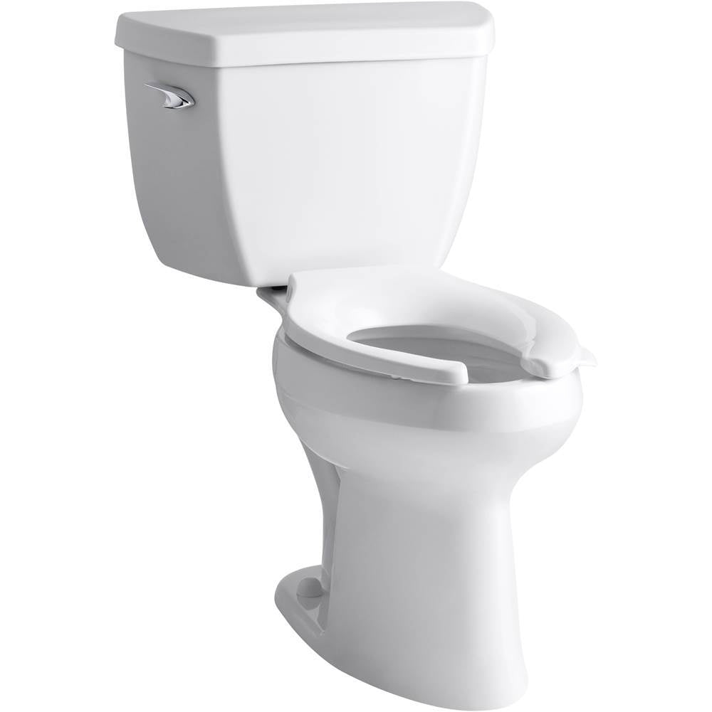 Kohler - Highline Classic Two-piece elongated toilet with concealed trapway, 1.6 gpf - White