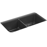 Kohler - Cairn 33-1/2'' undermount double-bowl kitchen sink - Matte Graphite