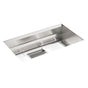Kohler - Prolific 29'' undermount single-bowl workstation kitchen sink - Stainless Steel