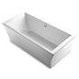 Kohler - Stargaze 60-1/4'' x 34-1/4'' freestanding bath with fluted shroud - White
