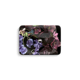 Dutchmaster Midnight FloralE Carillon 21-1/4'' rectangular drop-in bathroom sink, no overflow