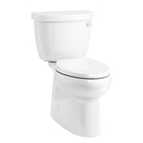 Kohler - Cimarron Two-piece elongated toilet with skirted trapway, 1.28 gpf - White