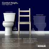 Cimarron Two-piece round-front toilet, 1.28 gpf