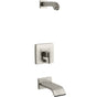 Kohler - Loure Rite-Temp bath and shower trim kit with push-button diverter, without showerhead - Vibrant Brushed Nickel