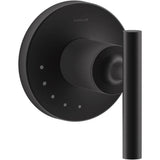 Kohler - Purist MasterShower volume control valve trim with lever handle - Matte Black