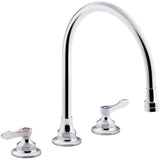 Kohler - Triton Bowe 1.5 gpm kitchen sink faucet with 9-5/16'' gooseneck spout, aerated flow and lever handles - Polished Chrome