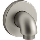 Kohler - Purist Stillness Wall-mount supply elbow with check valve - Vibrant Brushed Nickel
