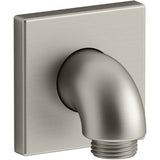 Kohler - Loure Wall-mount supply elbow with check valve - Vibrant Brushed Nickel