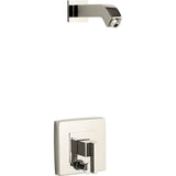 Kohler - Loure Rite-Temp shower trim kit with push-button diverter, without showerhead - Vibrant Polished Nickel