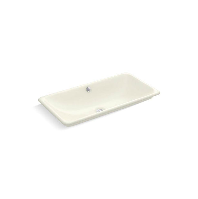 Kohler - Iron Plains 30'' rectangular drop-in/undermount/vessel bathroom sink with Biscuit painted underside - Biscuit
