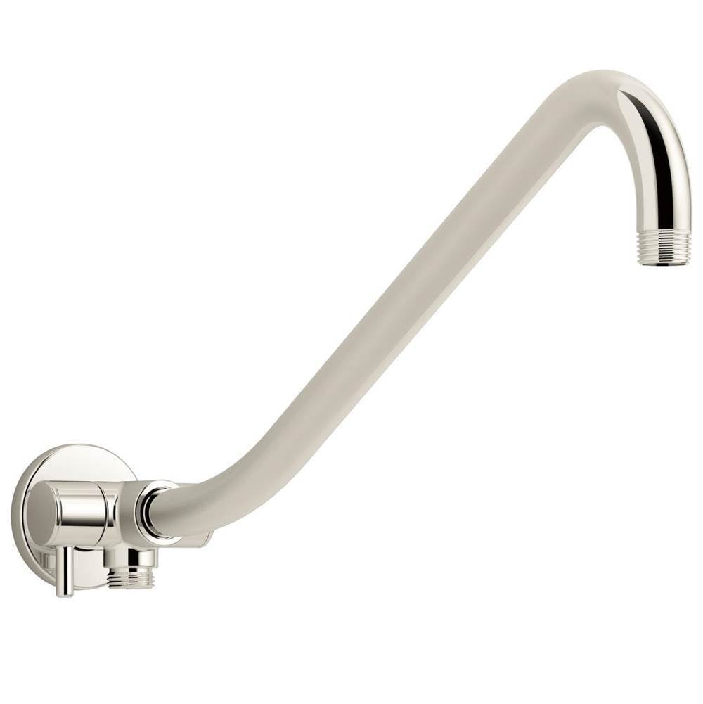 Kohler - Gooseneck Rainhead arm with 3-way diverter - Vibrant Polished Nickel