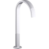 Kohler - Components Bathroom sink faucet spout with Ribbon design, 1.2 gpm - Polished Chrome