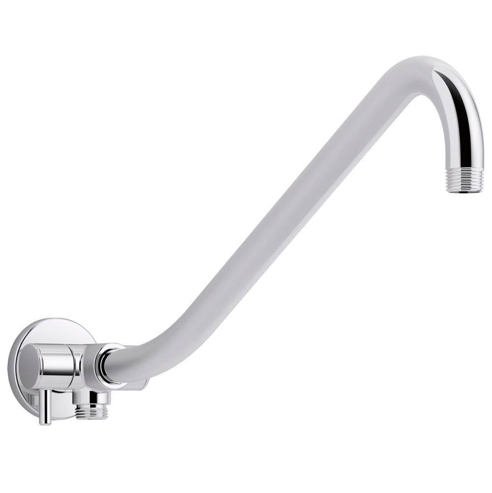 Kohler - Gooseneck Rainhead arm with 3-way diverter - Polished Chrome