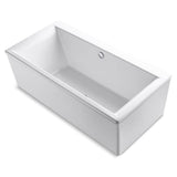 Kohler - Stargaze 60'' x 34'' freestanding bath with straight shroud - White