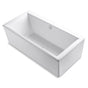 Kohler - Stargaze 60'' x 34'' freestanding bath with straight shroud - White