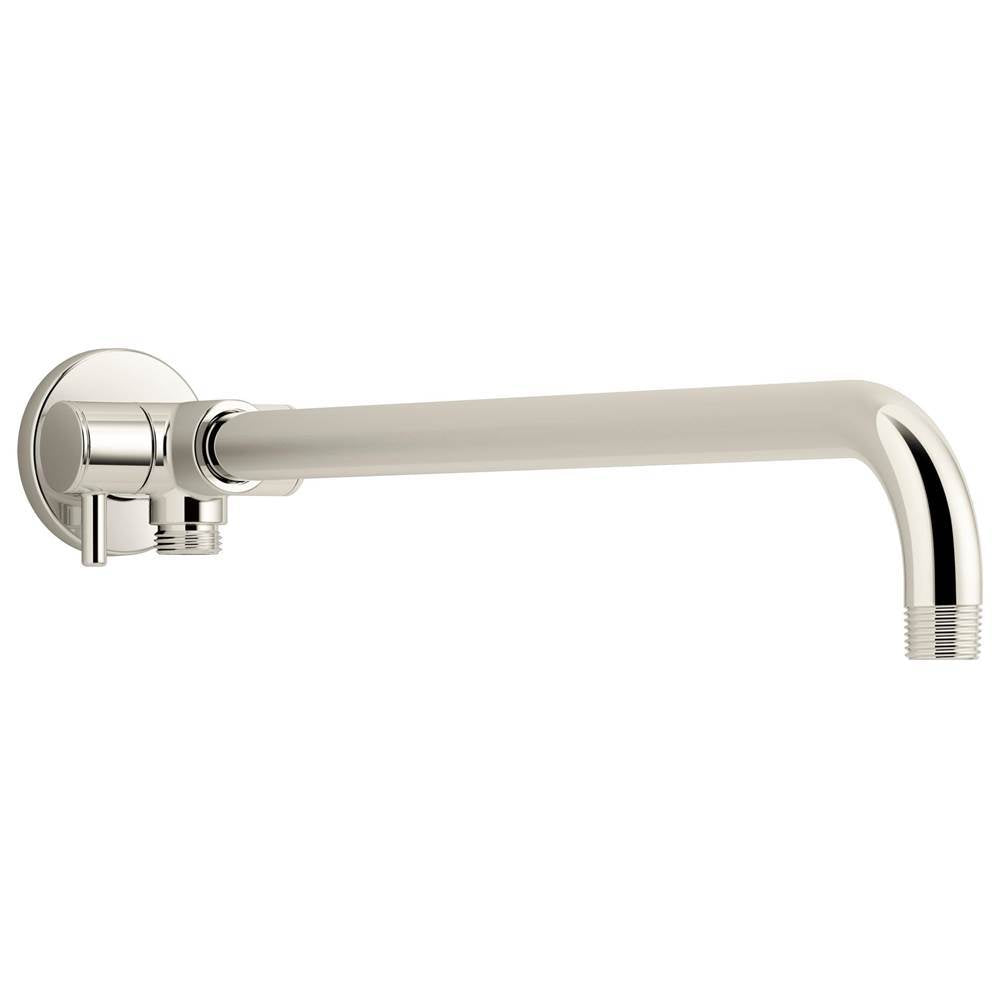 Kohler - Wall-mount arm for rainhead/showerhead and handshower with 2-way diverter - Vibrant Polished Nickel