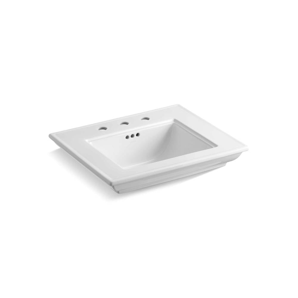 Kohler - Memoirs Stately 25'' pedestal/console table bathroom sink - White
