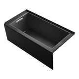 Kohler - Underscore 60'' x 30'' alcove bath, left drain - Black