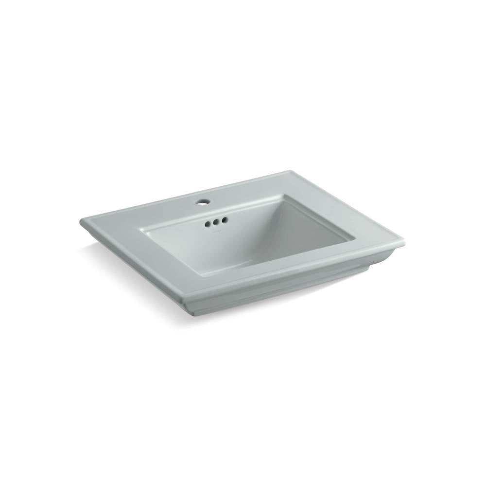 Kohler - Memoirs Stately 25'' pedestal/console table bathroom sink - Ice Grey