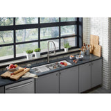 Prolific 44'' undermount single-bowl workstation kitchen sink