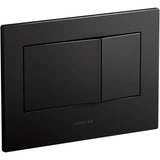 Kohler - Bevel Flush actuator plate for 2''x4'' in-wall tank and carrier system - Black