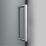 ComposedE Sliding shower door, 78'' H x 44-5/8 - 47-7/8'' W, with 3/8'' thick Crystal Clear glass