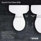 Cimarron Two-piece round-front toilet, 1.28 gpf