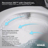 Cimarron Two-piece round-front toilet, 1.28 gpf