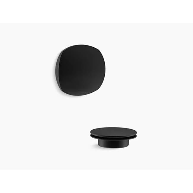 Kohler - PureFloE Rotary-turn bath drain trim - Matte Black