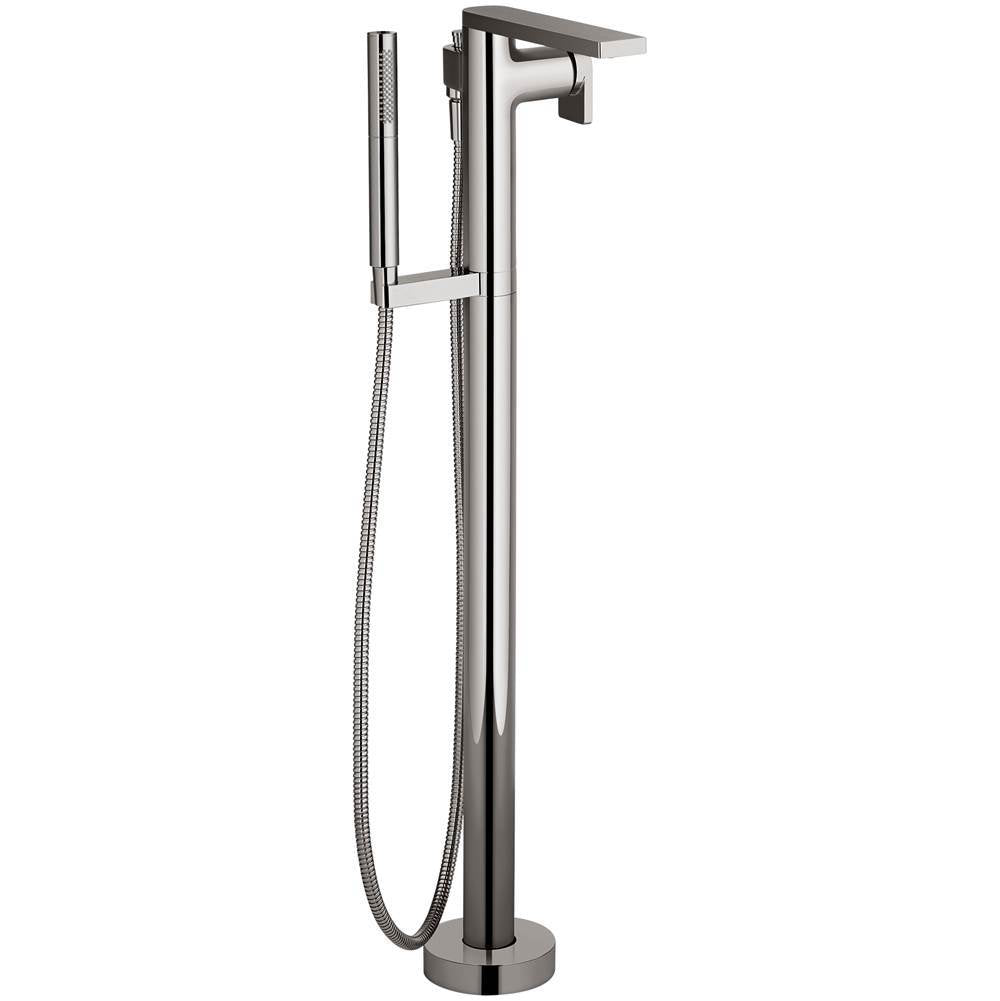 Kohler - Composed Floor-mount bath filler trim with handshower - Vibrant Titanium