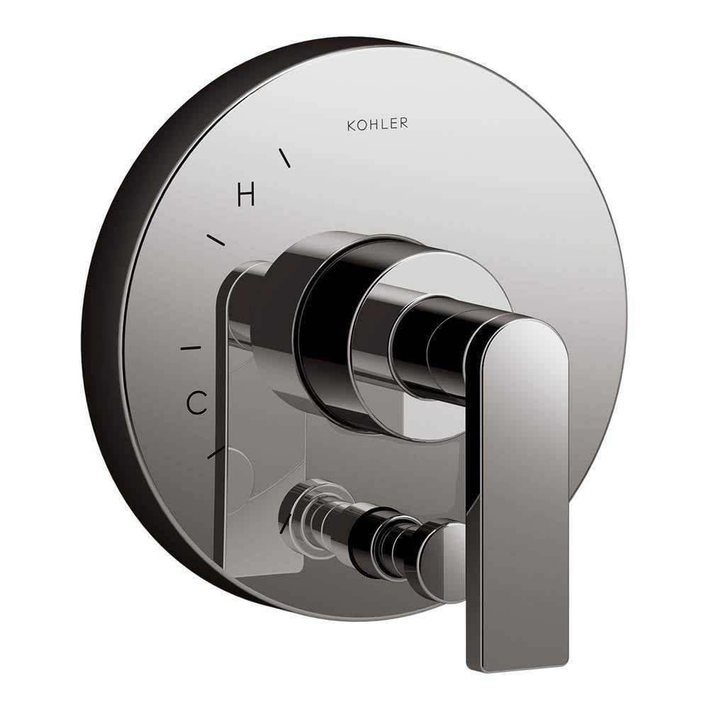 Kohler - Composed Rite-Temp valve trim with push-button diverter and lever handle - Vibrant Titanium